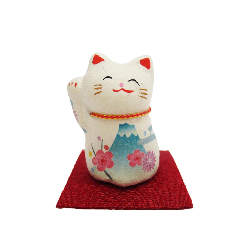 ちぎり和紙  和の彩り 招き猫(ミニ)/富士山